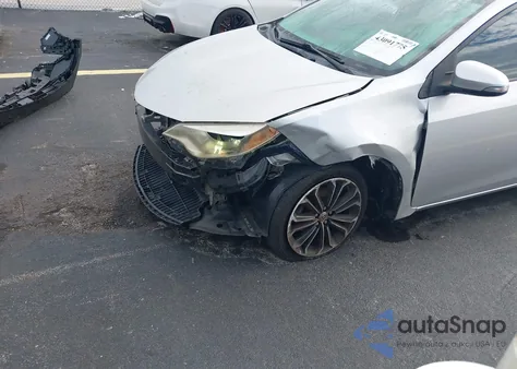 2015 Toyota Corolla S Plus из США, поврежденный, VIN 5YFBURHE9FP343969